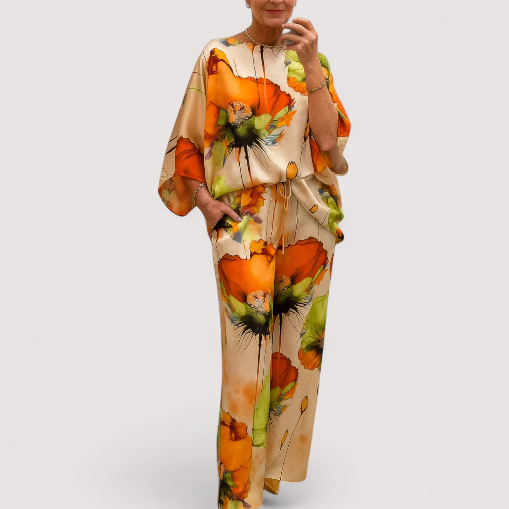 Enya™ | Satin Two-Piece Set