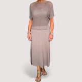 Claudia™ | Sommerkleid mit gestricktem Oberteil