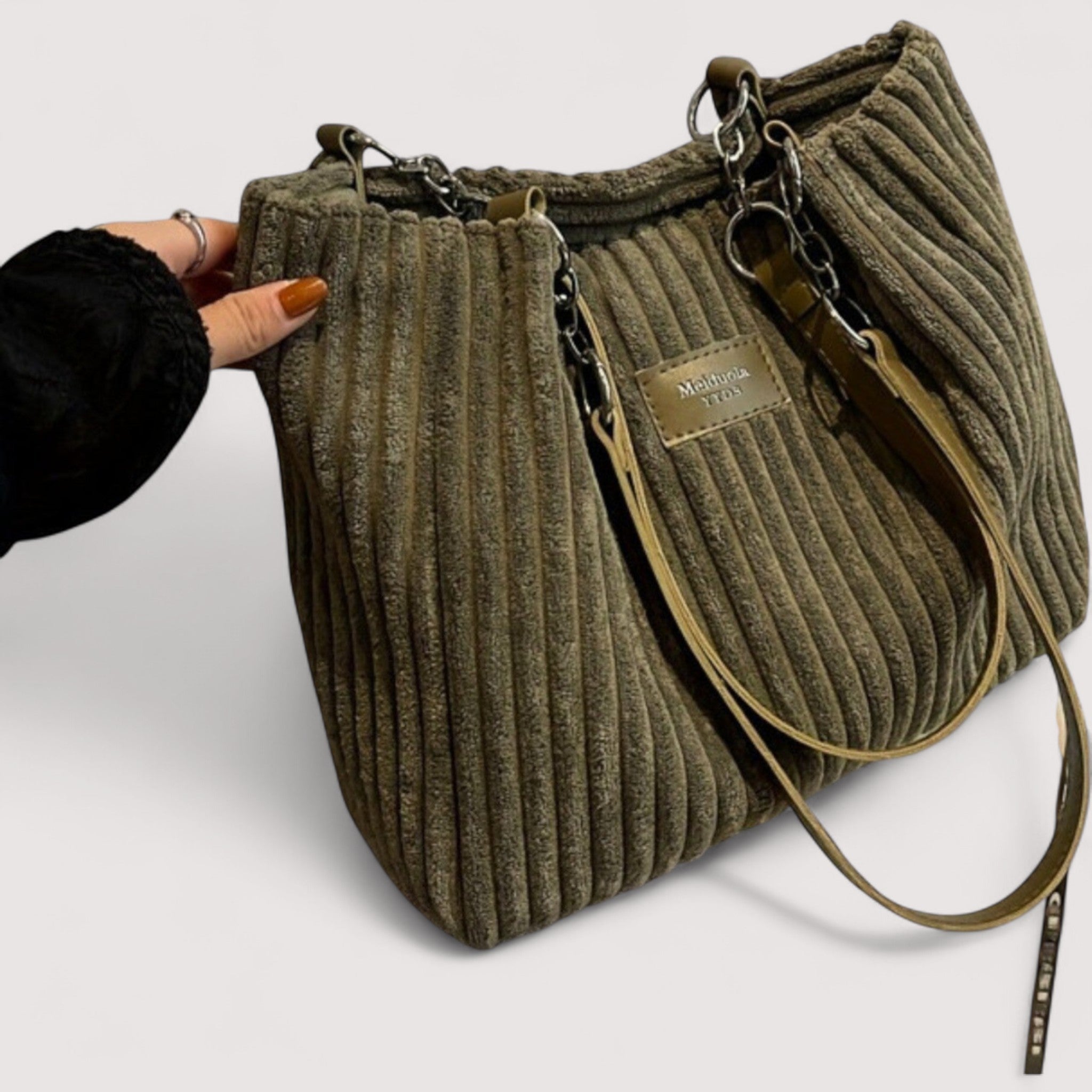 Bernoír™ | Soft Corduroy Shoulder Bag