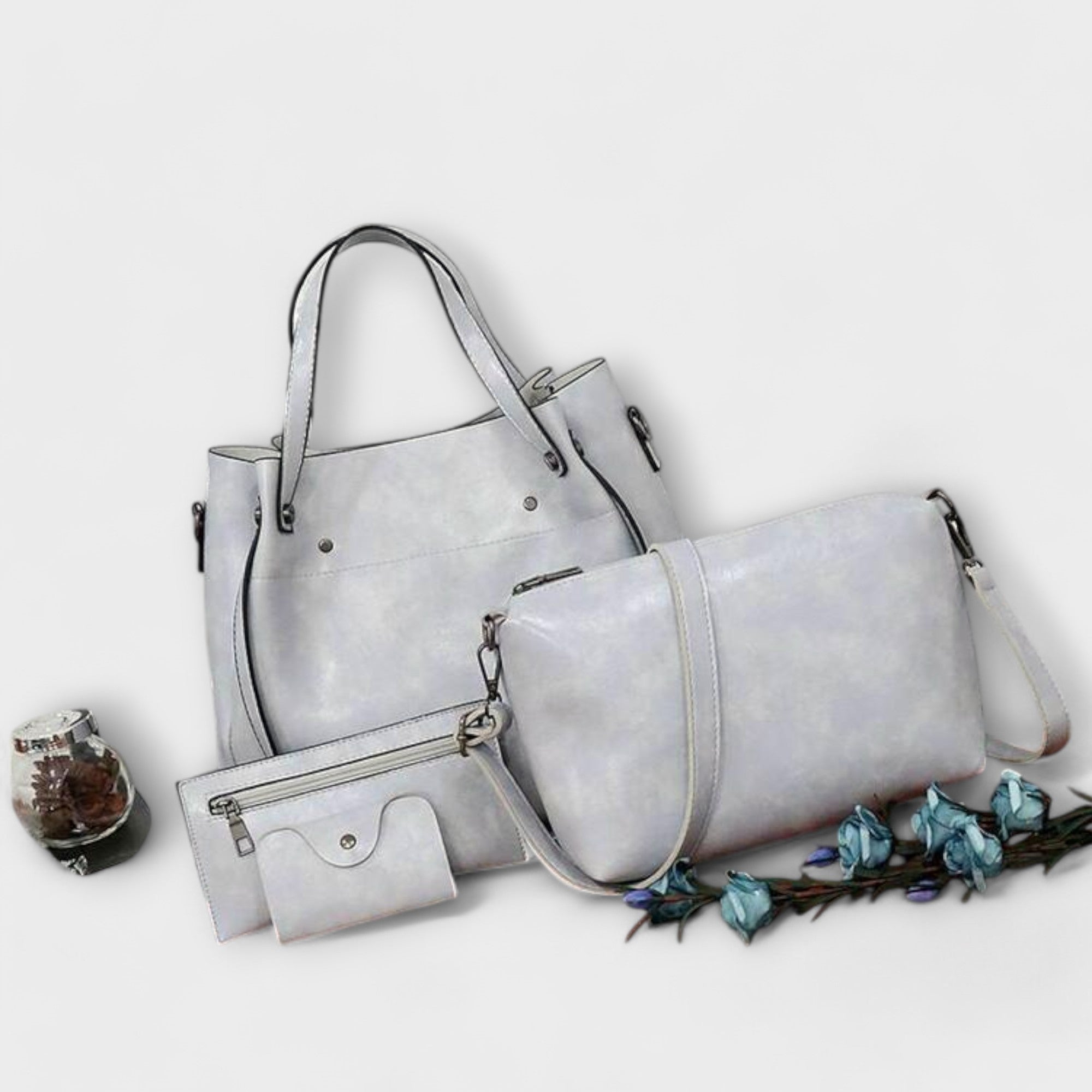 Olivia - 4-teiliges Vintage-Taschen-Set