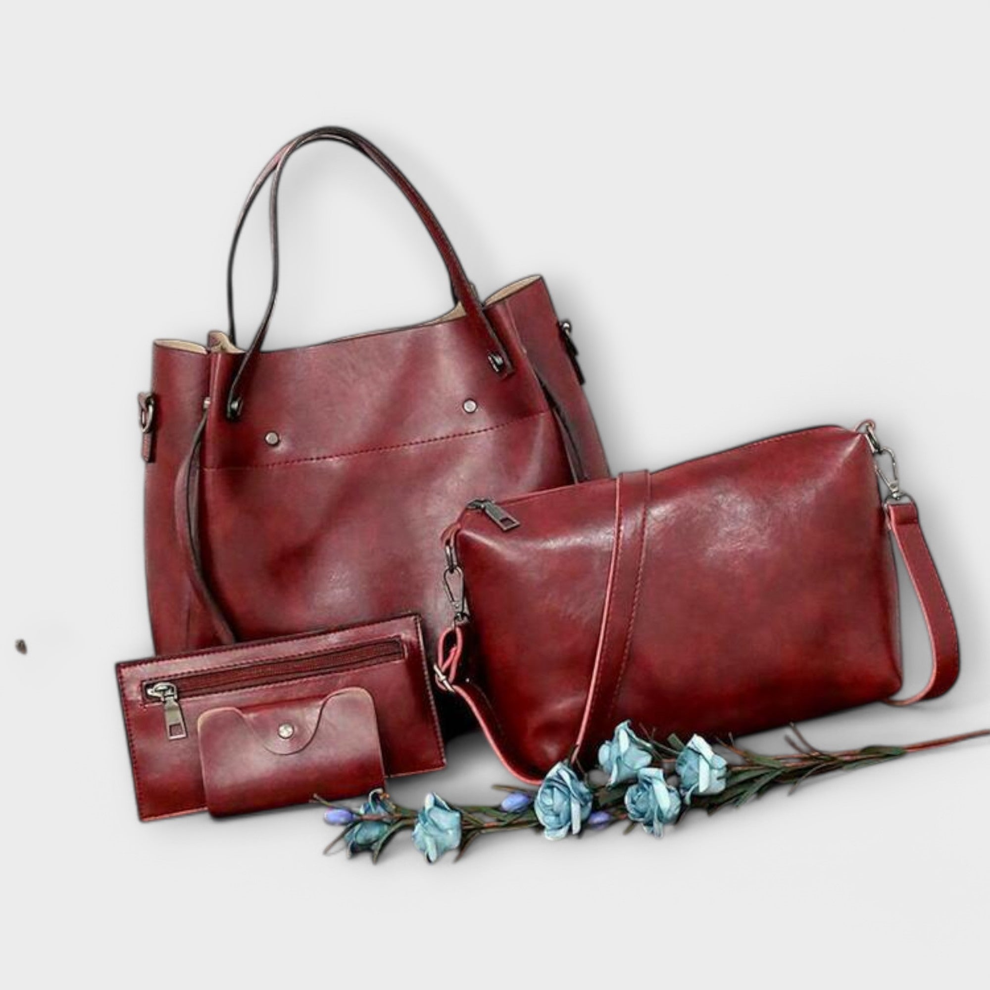 Olivia - 4-teiliges Vintage-Taschen-Set
