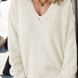 Monika - V-Ausschnitt Cashmere Pullover