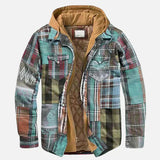 Alain – Karierte Patchworkjacke