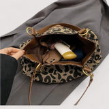 Bernoír™ | Leopard Print Canvas Tote Bag
