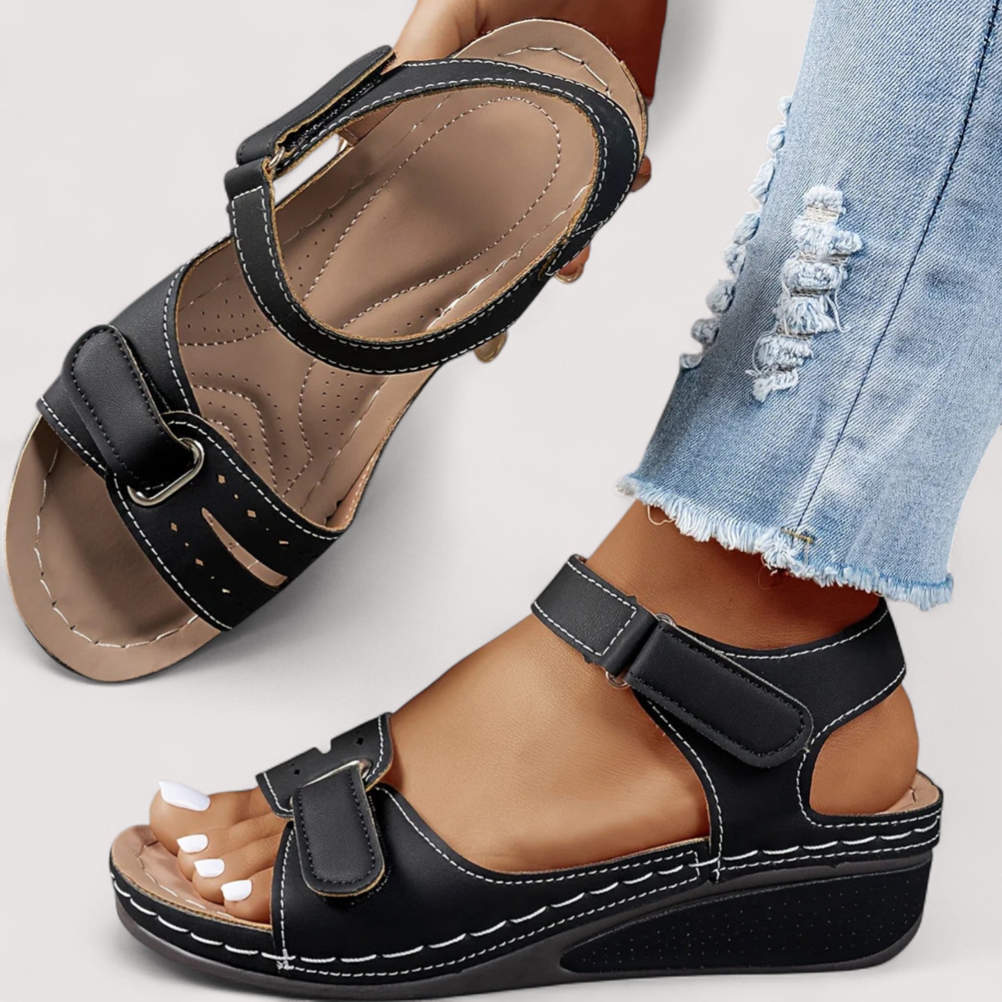 Lea™ | Zeitgemäße orthopädische Sandale
