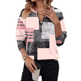 Ginny - Weiches geometrisches Sweatshirt