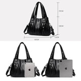 Noora™ | Informelle vegane Lederhandtasche