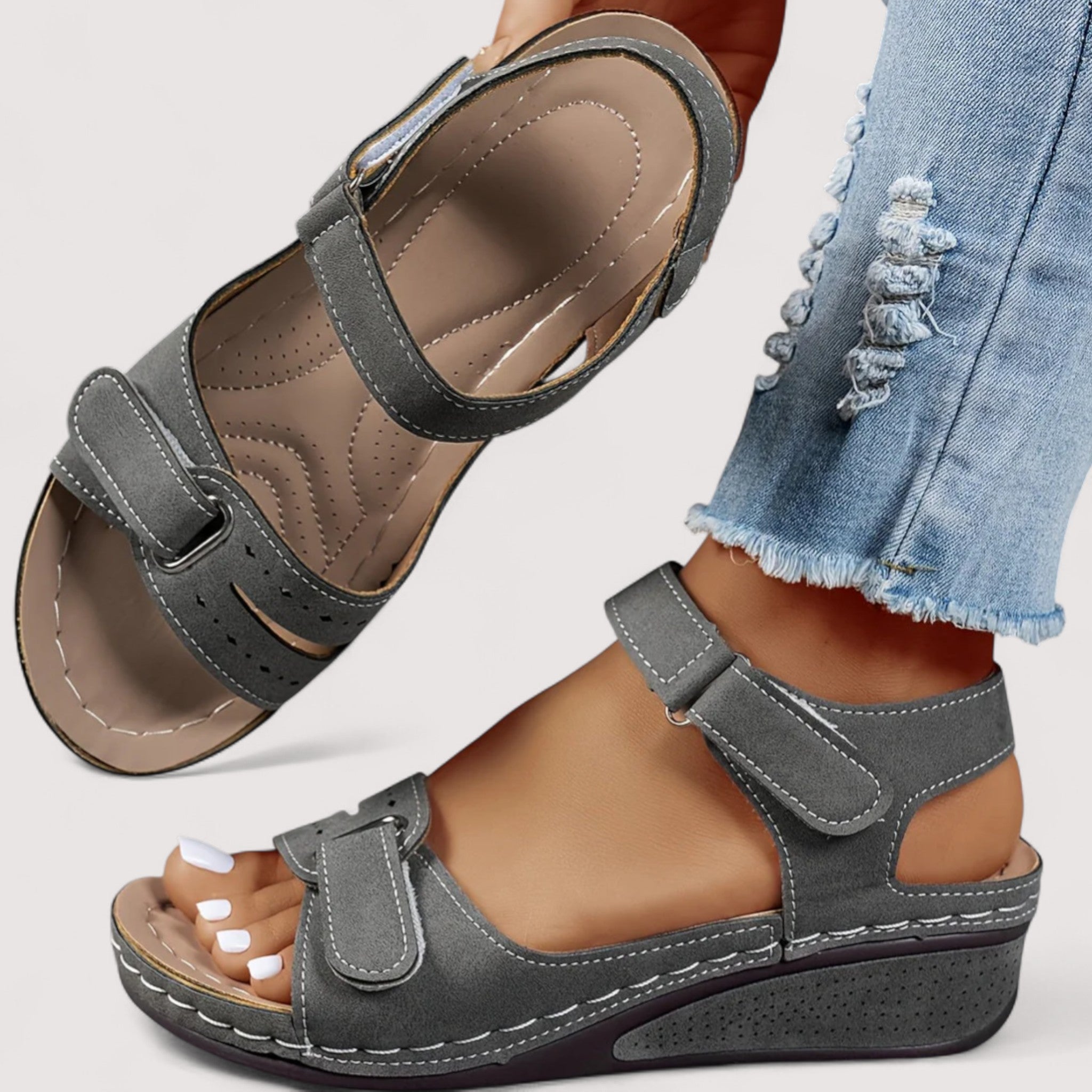 Lea™ | Zeitgemäße orthopädische Sandale
