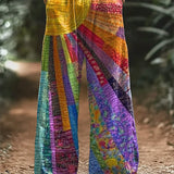 Fiorabel | Regenbogen Patchwork-Hosen