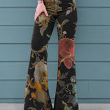 Ferelith | Midnight Garden Flare Pants