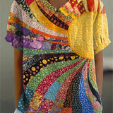 Lila | Sonnenstrahl Patchwork Hemd