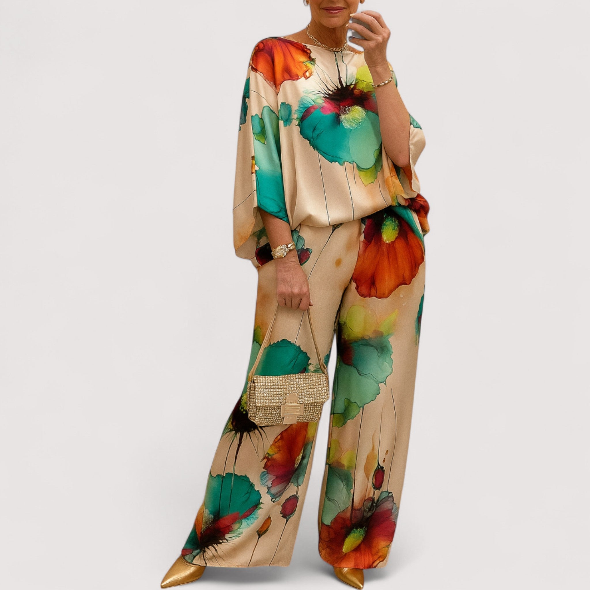 Enya™ | Satin Two-Piece Set