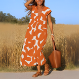Valérie | Fließendes Kleid mit V-Ausschnitt