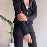 Ania - Lässiges Twist-Jacquard-Zweiteiler-Set