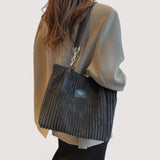 Bernoír™ | Soft Corduroy Shoulder Bag