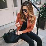 Sophia - Italienische Lederjacke
