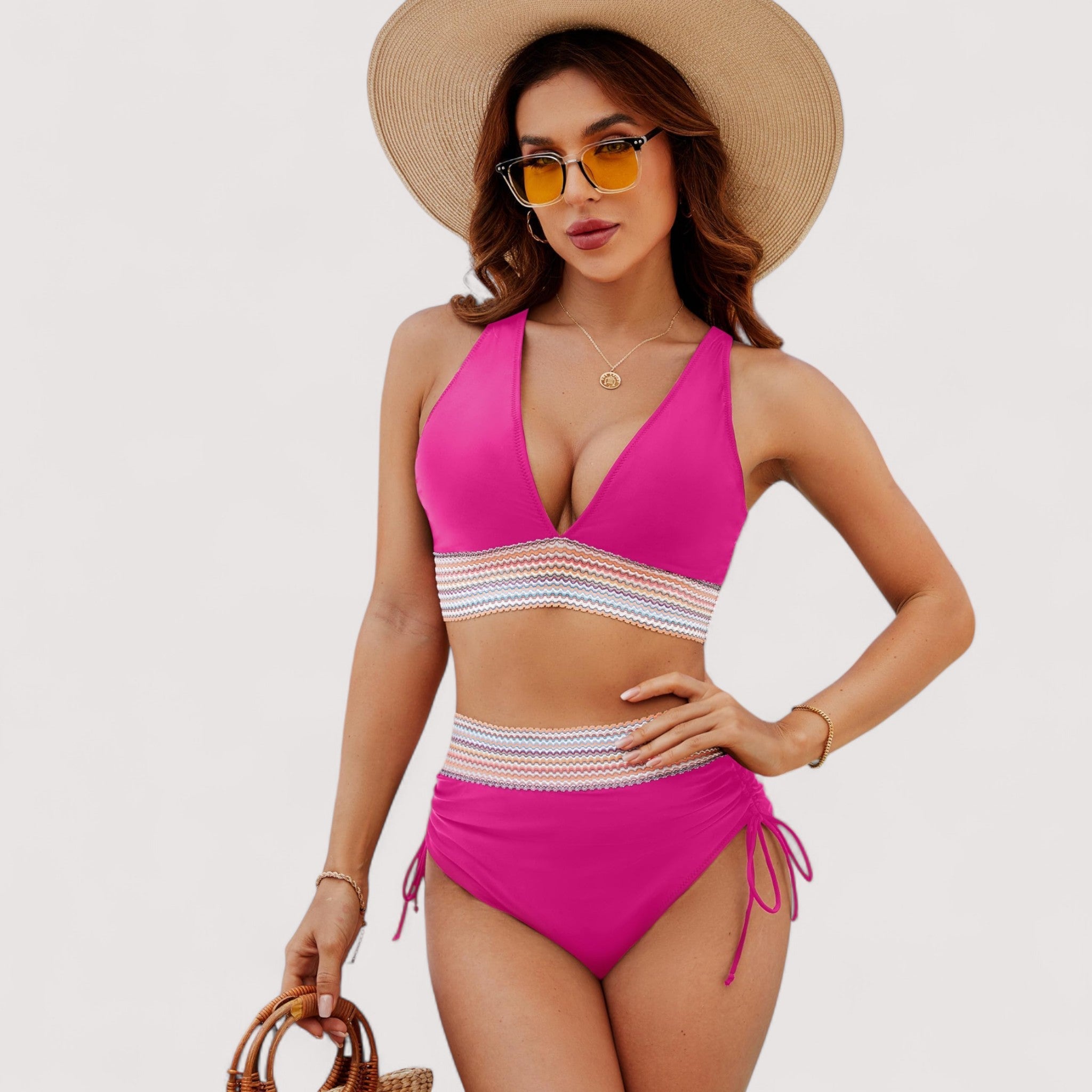 Sina™ | High-Waisted Bikini Set
