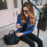 Sophia - Italienische Lederjacke