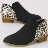 Fabienne™ | Leo-Chic Ankle Boots