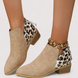Fabienne™ | Leo-Chic Ankle Boots