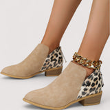Fabienne™ | Leo-Chic Ankle Boots