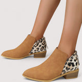 Fabienne™ | Leo-Chic Ankle Boots