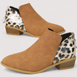 Fabienne™ | Leo-Chic Ankle Boots