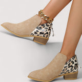 Fabienne™ | Leo-Chic Ankle Boots