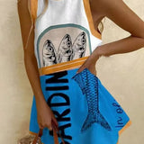 Isoria Leinen-Minikleid