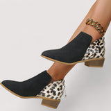 Fabienne™ | Leo-Chic Ankle Boots