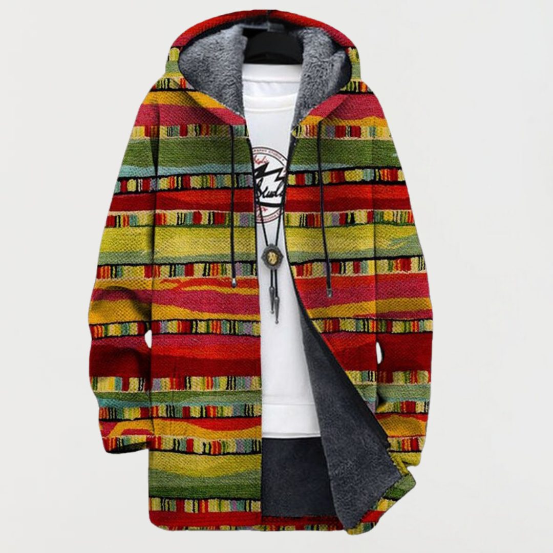 Zara | Tribal Streifen Hoodie