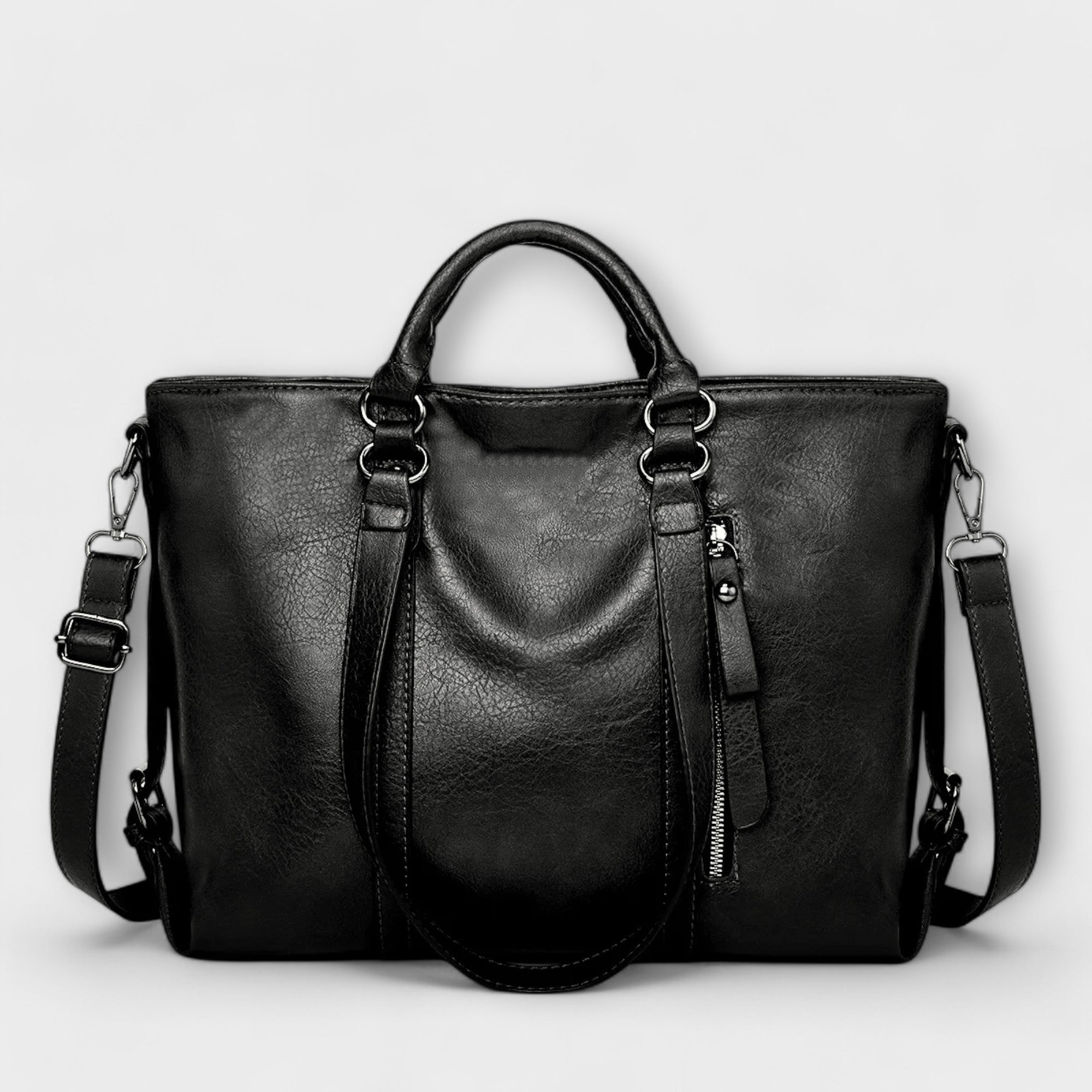 Olivia - Große Lederhandtasche