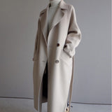 Clara Damen Woll-Trenchcoat