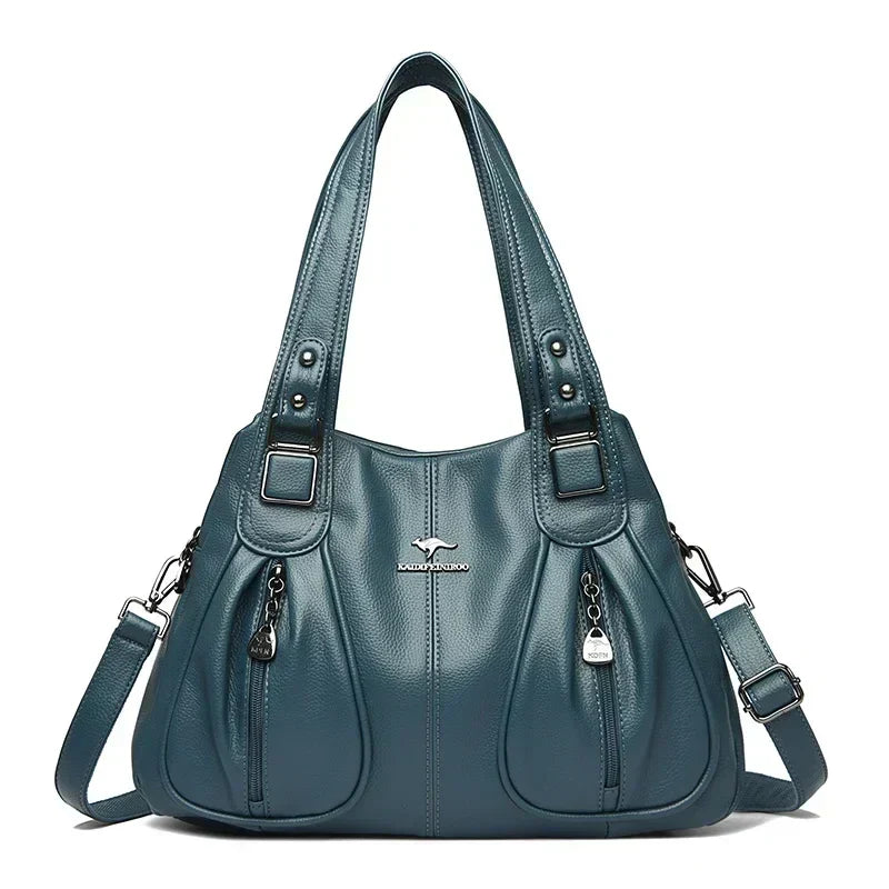 Noora™ | Informelle vegane Lederhandtasche