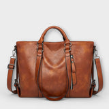 Olivia - Große Lederhandtasche