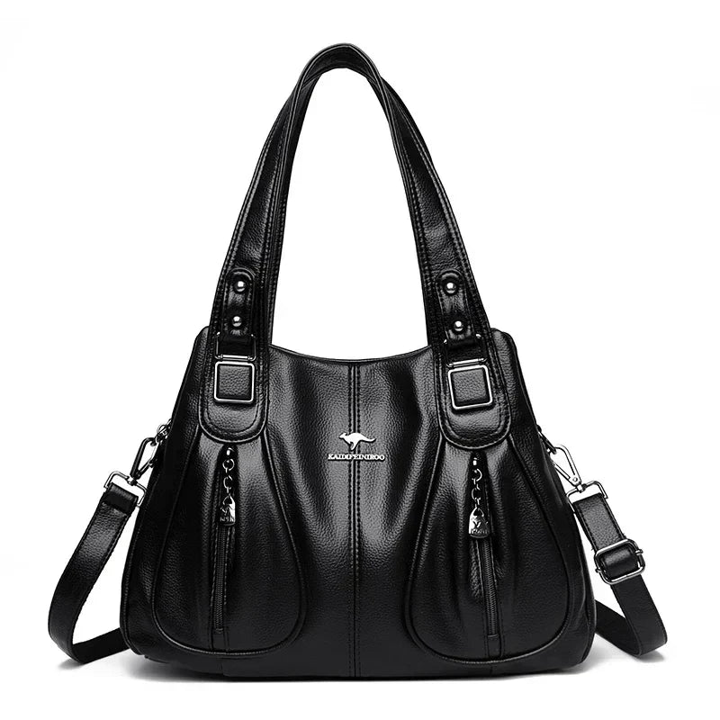 Noora™ | Informelle vegane Lederhandtasche