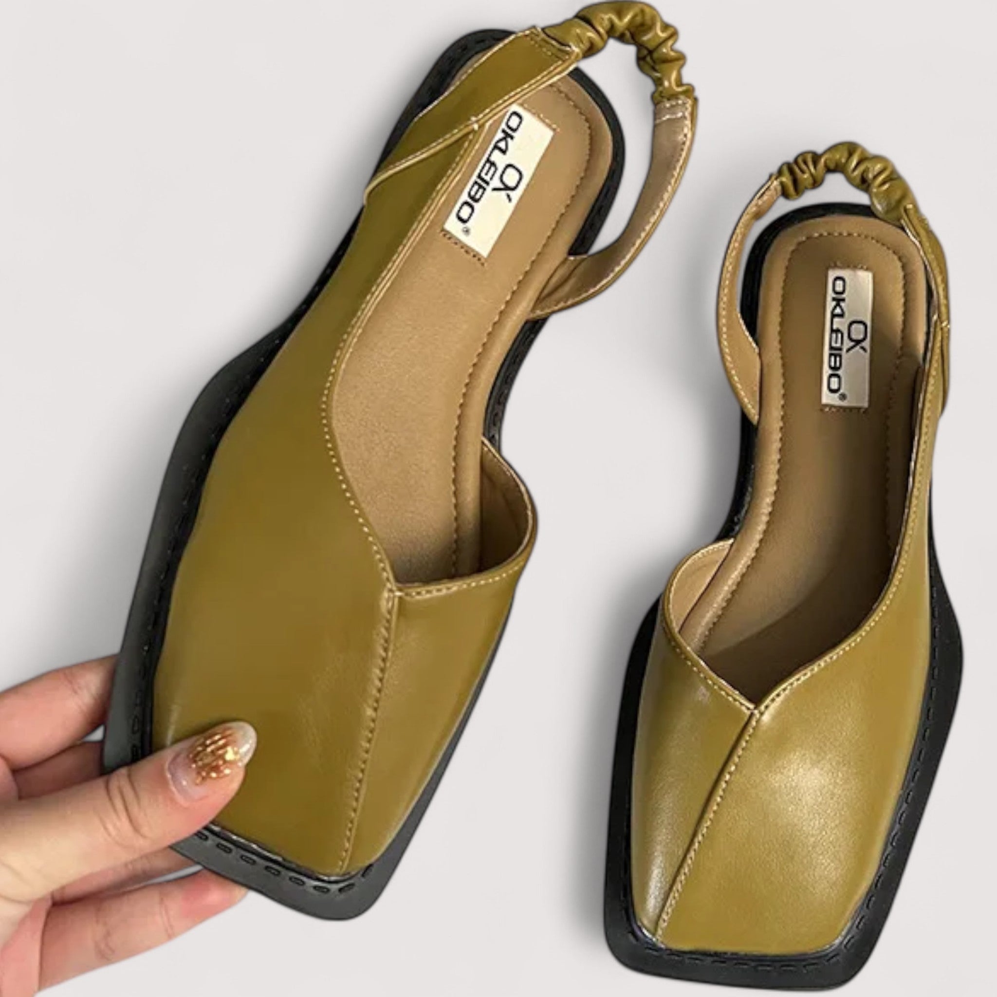 Freya™ | Slingback-Sandalen mit quadratischer Zehenpartie
