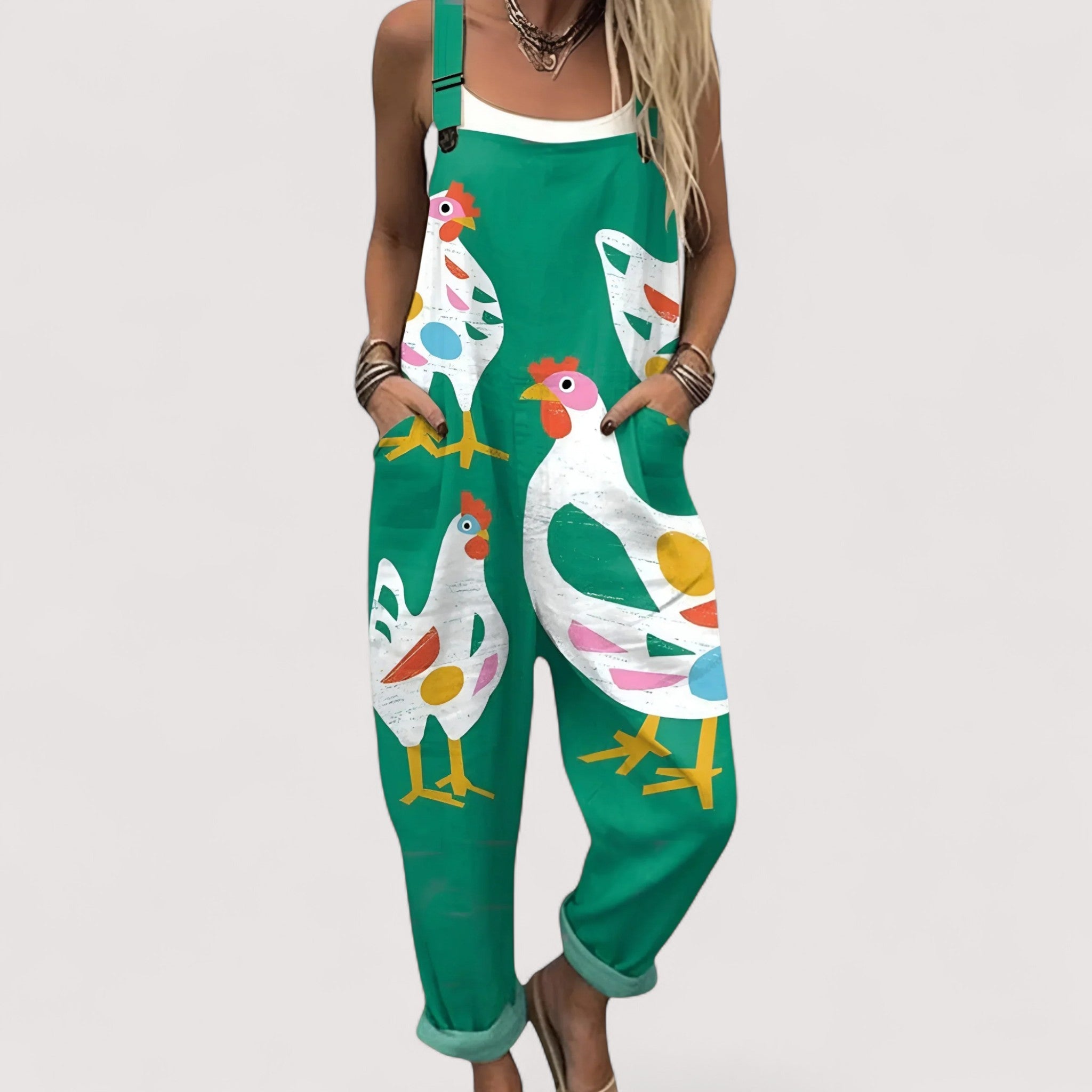 Luana™ | Künstlerischer Jumpsuit Overall