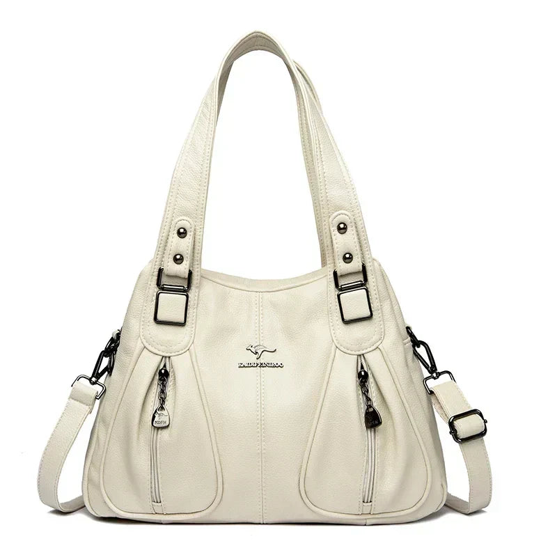 Noora™ | Informelle vegane Lederhandtasche