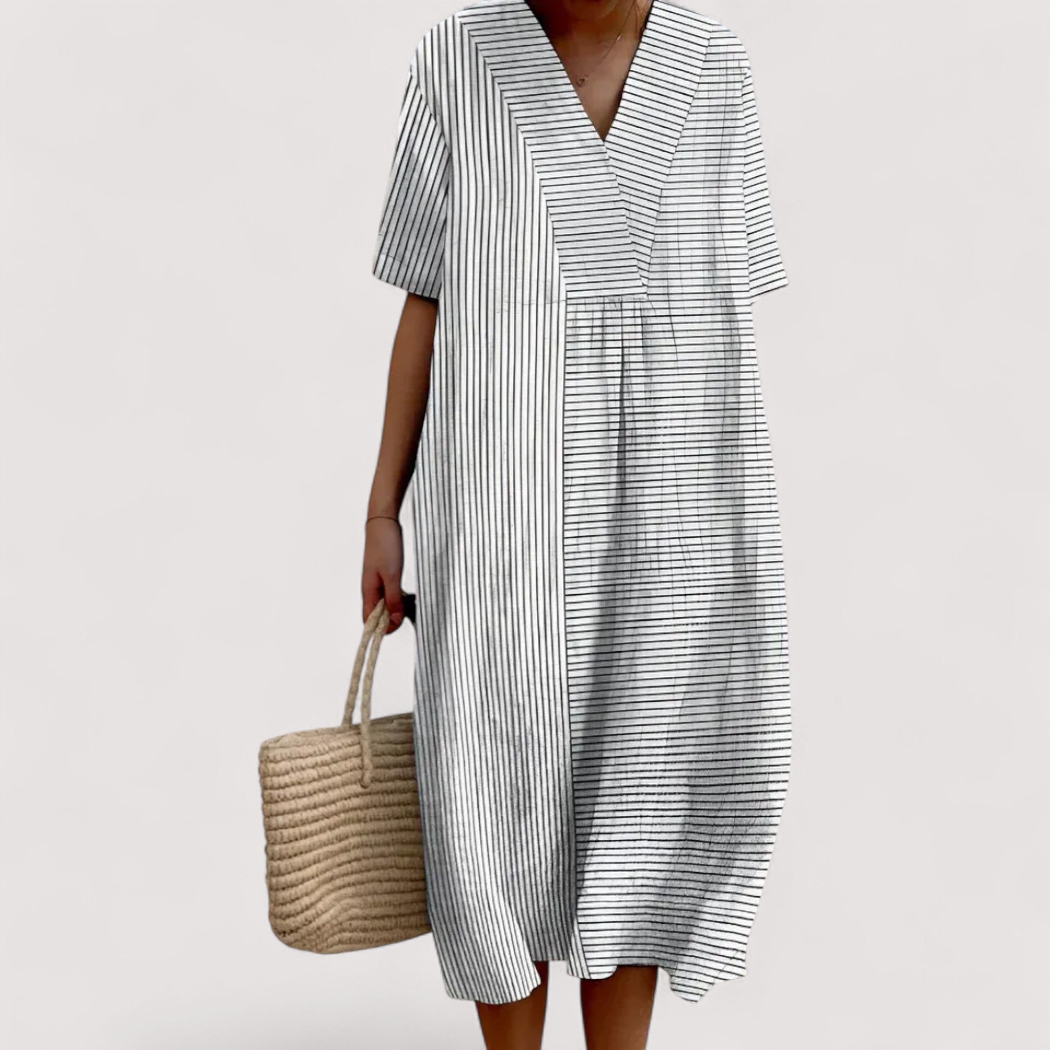 Ottilie™ | Stilvolles Geometrisches Kleid