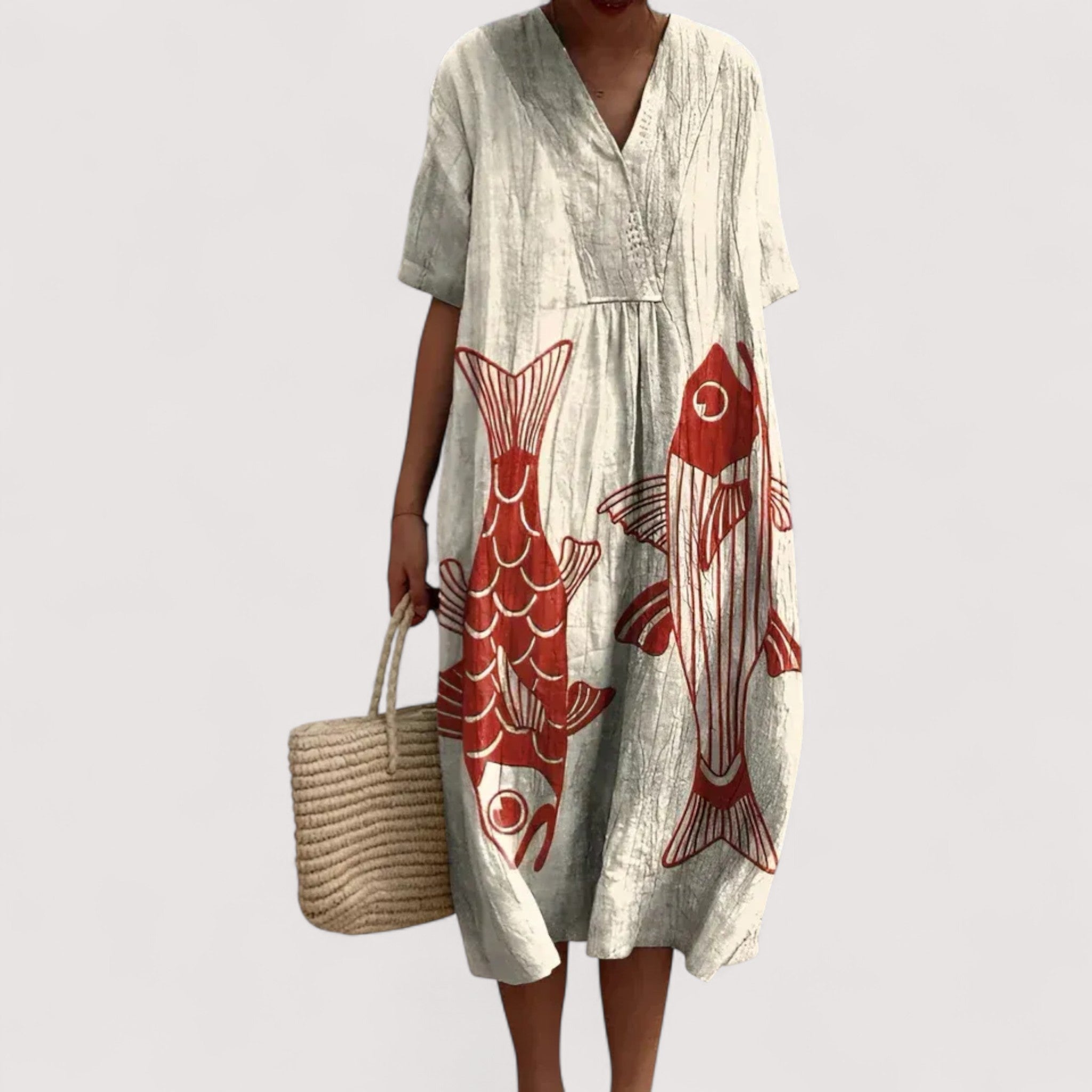 Ottilie™ | Stilvolles Geometrisches Kleid