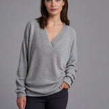 Monika - V-Ausschnitt Cashmere Pullover