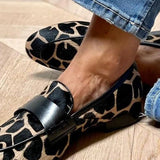 Leopard Tier-Print Loafer