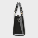 Olivia - Glänzende Krokodil-Muster Handtasche