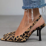Liora | Handgefertigte Sandalen mit Leopardenmuster