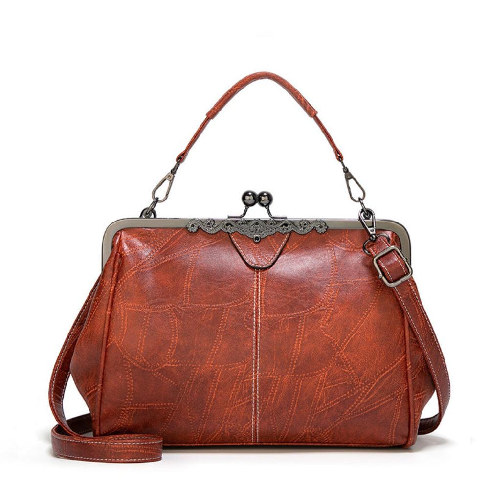 Mila | Zeitloser Vintage-Shopper mit elegantem Klappenverschluss