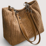 Bernoír™ | Soft Corduroy Shoulder Bag