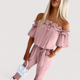 Senta™ | Jumpsuit mit Taillengürtel