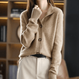 Anny - Luxuriöser Cashmere Strickcardigan