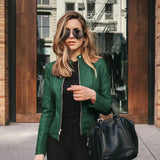 Sophia - Italienische Lederjacke